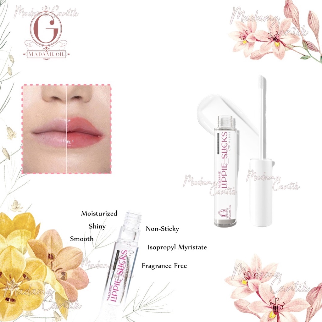✿ MADAME ✿ MADAME GIE LIPPIE SLICK LIPIL SERUM - MAKE UP LIP GLOSS MADAME GIE BPOM