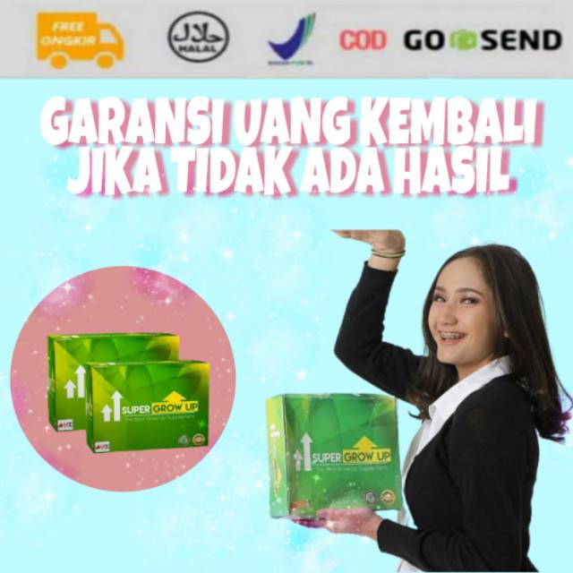 

TERMURAH TERPECAYA PENINGGI BADAN SUSU SUPERGROW UP