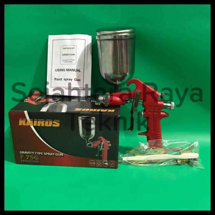 Spraygun F75 Kairos / Spraygun Bagus F75 Tabung Atas Kode 215