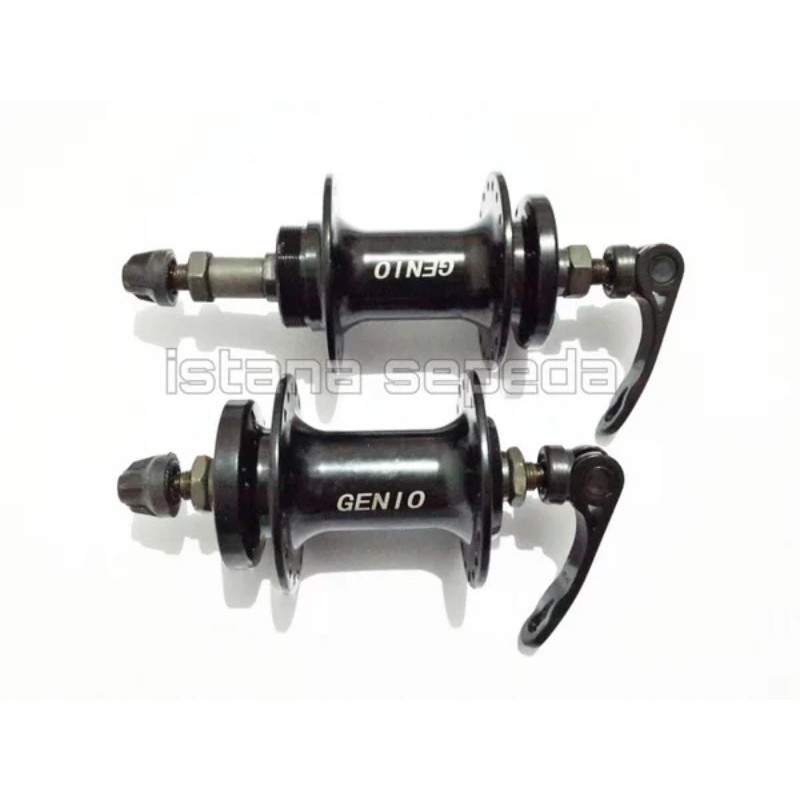 HUB GENIO SIXBOLT DISC BRAKE UNTUK GIR FREEWHEEL MODEL ULIR / DRAT 5 - 6 - 7 SPEED LUBANG 36