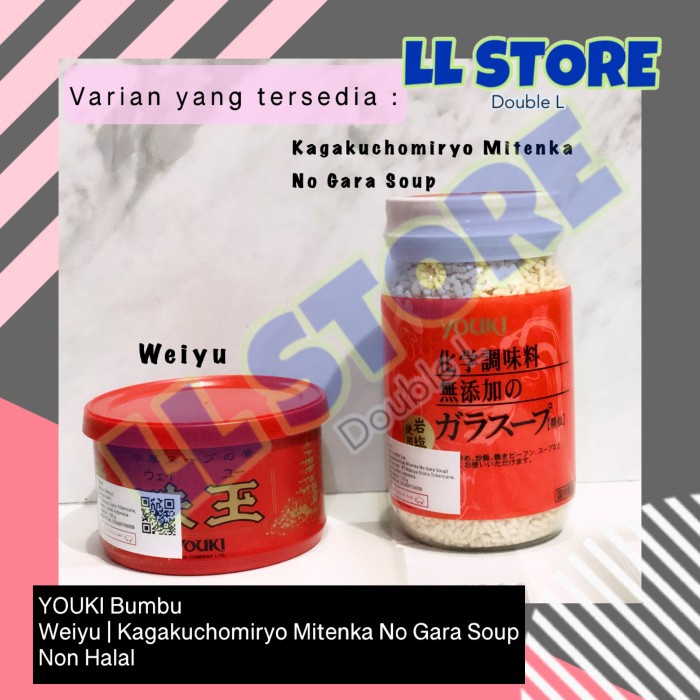 

Youki Kagakuchomiryo Mitenka Na Gara Soup Bumbu Kaldu Jepang 130Gr