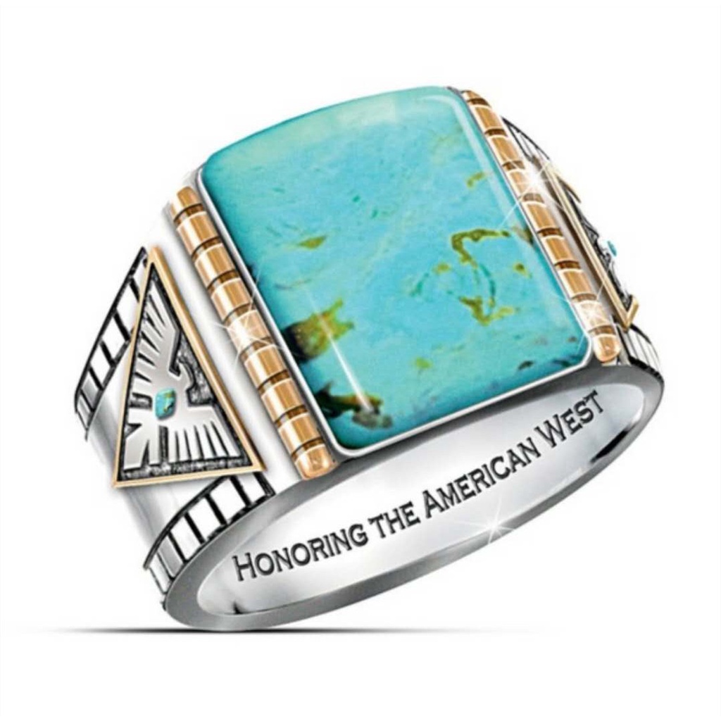 Cincin Bentuk Telur Bahan Stainless Steel Gaya Vintage Korea Untuk Pria