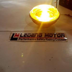 Halogen Bulat Foglamp Lampu Tembak Sorot Cahaya Kuning