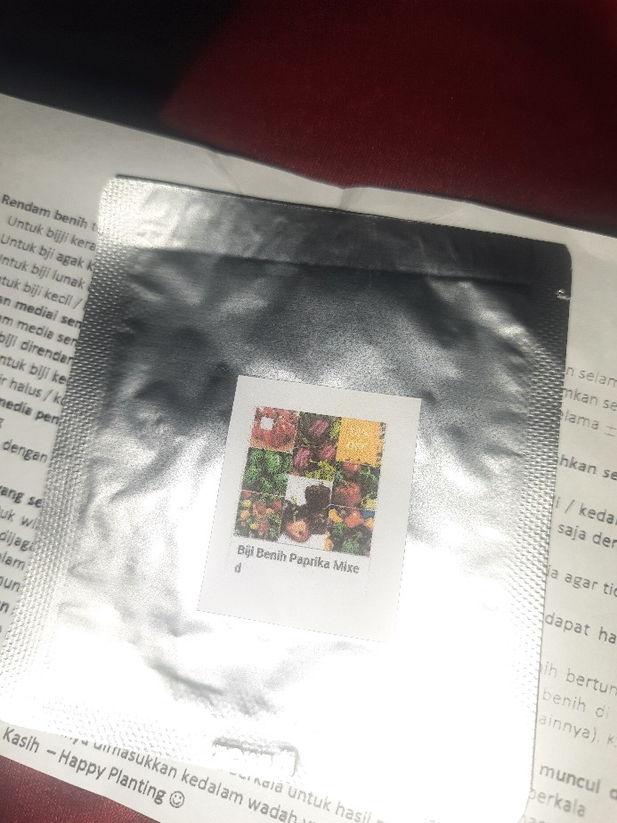 Biji Benih Paprika Mixed