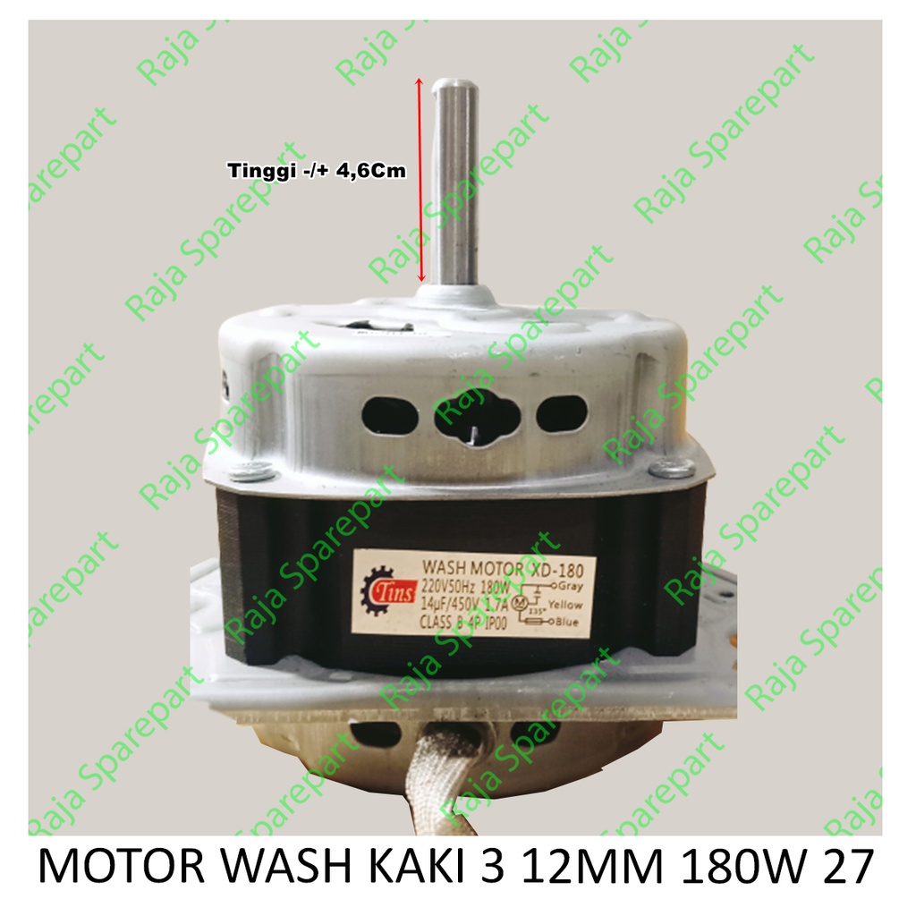 MOTOR WASH KAKI 3 12MM 180W 27