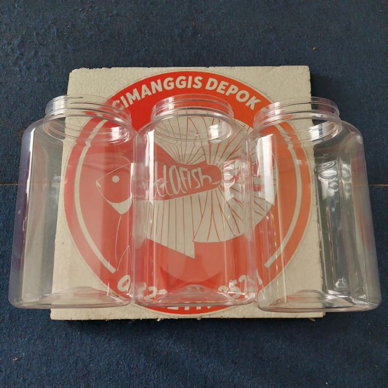 Toples Cupang 2 Liter Tanpa Tutup