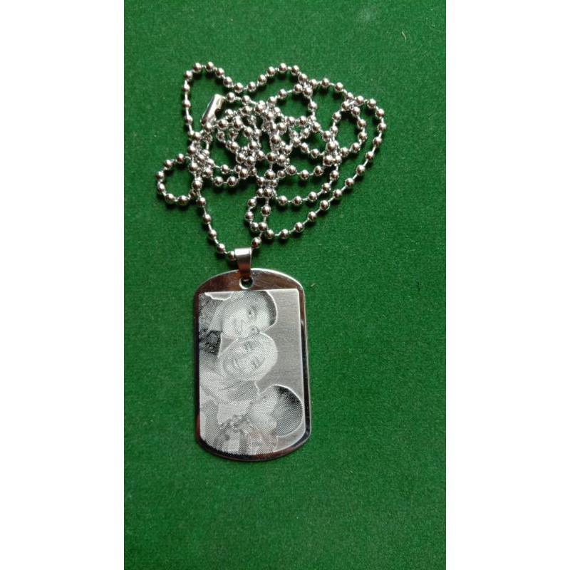 Kalung Dogtag KTA Identitas TNI POLRI Instansi Komunitas