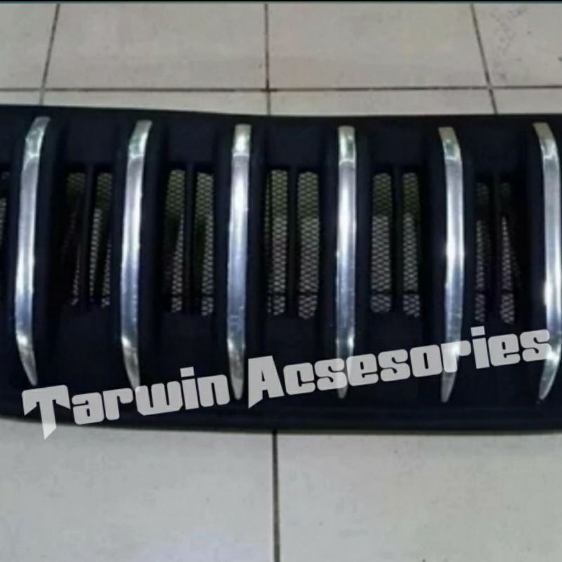 grill avanza xenia 2016-2018 model apollo hitam doff list chrome