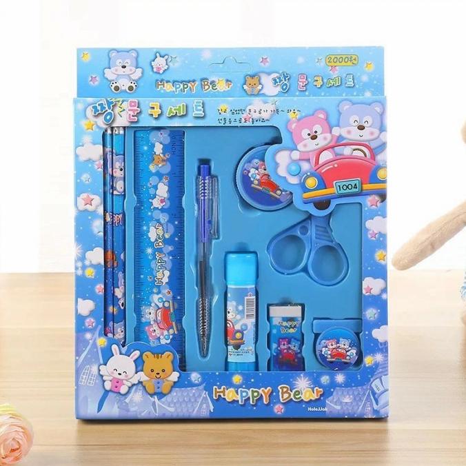 

Pencil Set Lengkap Alat Tulis Anak Sekolah 9 in 1 set