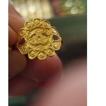 untuk wanita elegan perhiasan ----------------cincin emas 24 k asli