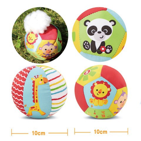 Animal Ball bola anak bola kecil bola mainan bola empuk bola kerincingan bola kain anak mainan bola 