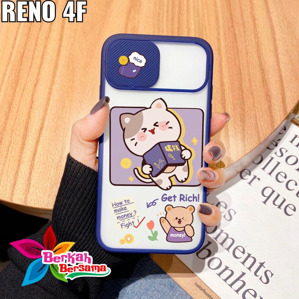 SS069 CASE SLIDE KARAKTER OPPO A57 A39 A74 A1K A52 A92 F1S A59 A55 A31 A8 A9 A5 2020 RENO 4 4F 5F 6 BB5522