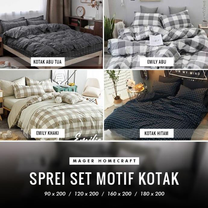 SALE SPREI POLOS / SPREI KOTAK UKURAN 90x200 / 120x200 / 160x200 / 180x200/SPREI 180X200/SPREI AESTH