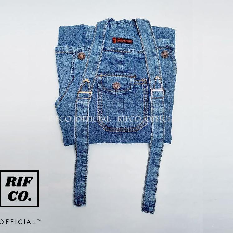 Jumpsuit Jeans Anak Perempuan Umur 8 - 13 Tahun Overall Jeans Anak Perempuan Kekinian Celana Anak Pe