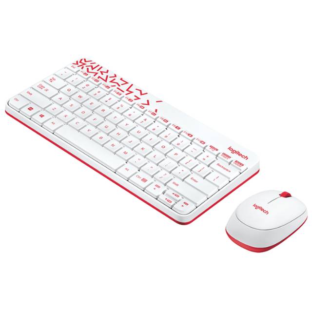 KEYBOARD MOUSE WIRELESS LOGITECH MK240 NANO ORIGINAL GARANSI RESMI