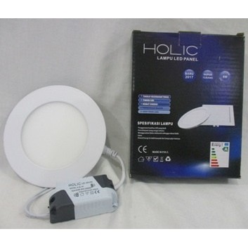 Lampu LED Panel Downlight 6w Bulat Terang Bergaransi Kualitas OK HOLIC ***TOP