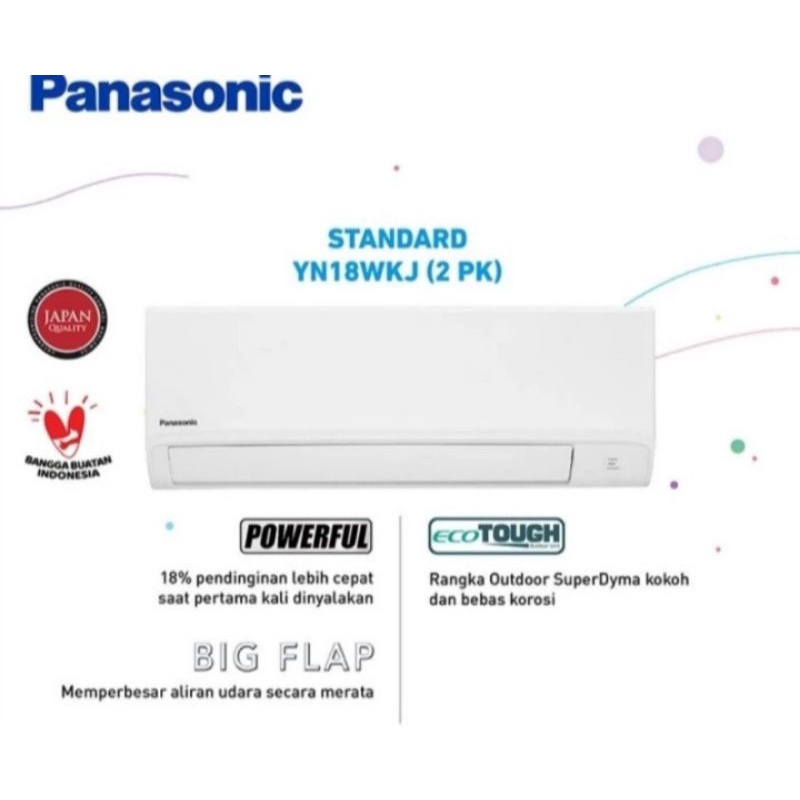 AC 2pk Panasonic CS/CU-YN18WKJ | 2 pk CS YN18 18WKJ std CUYN18WKJ