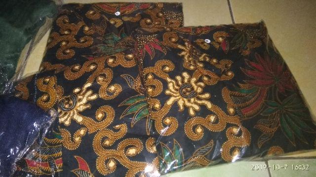 Ms Gamis Batik Sriwedari Maxi Bumil/busui Katun Sogan Allsize Ld 104