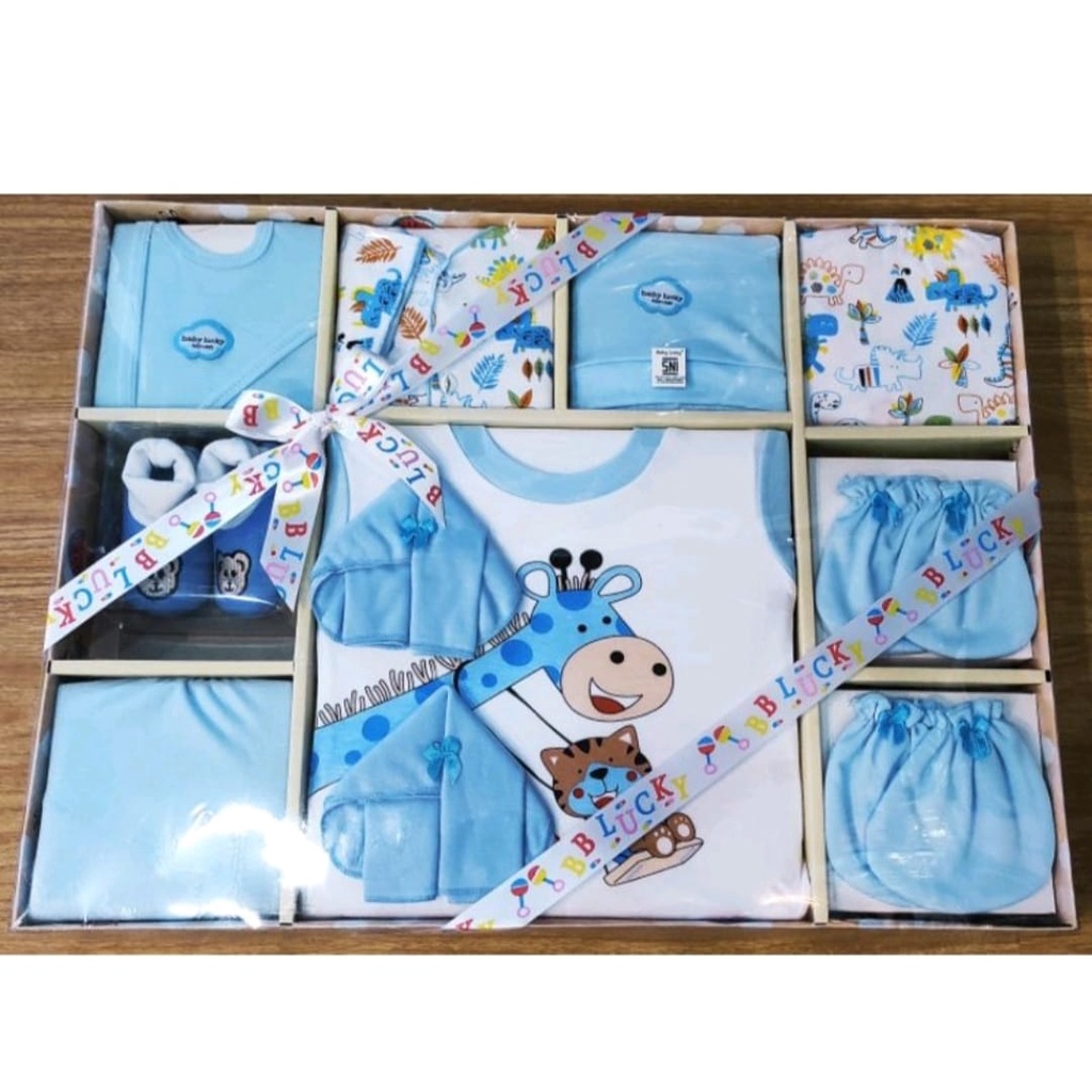 KADO BAYI - BABY GIFT SET - BAJU BAYI SET SUMPER JUMBO - KADO LAHIRAN BAYI - LUCKY