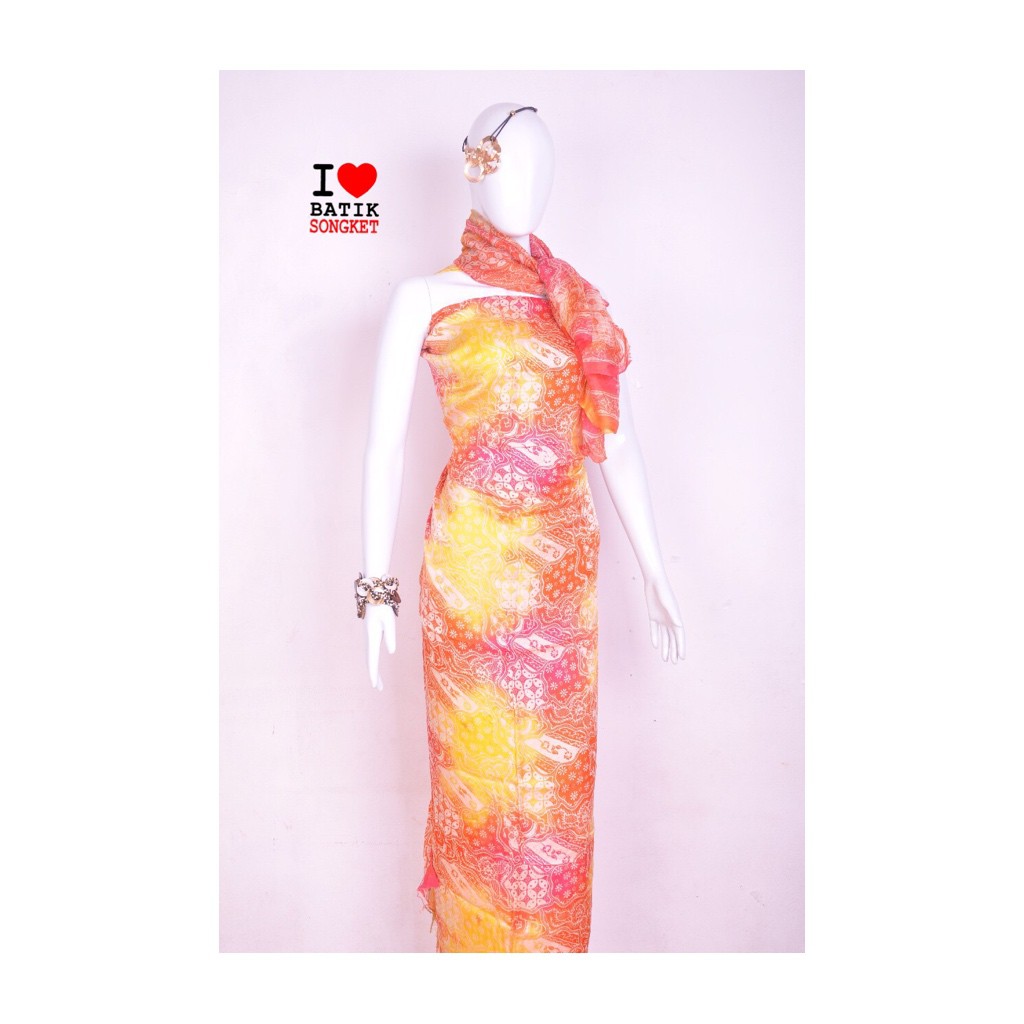 Bahan sutra gamis motif 25