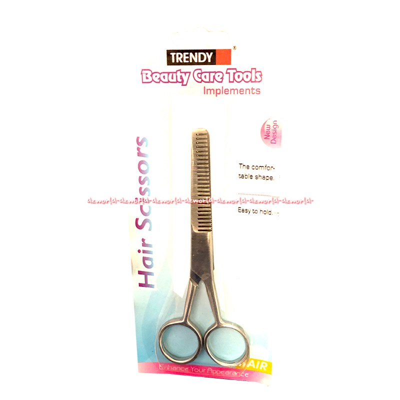 Trendy Hair Scissor Alat Gunting Rambut Salon Stainless Steell Trendi Bahan Logam