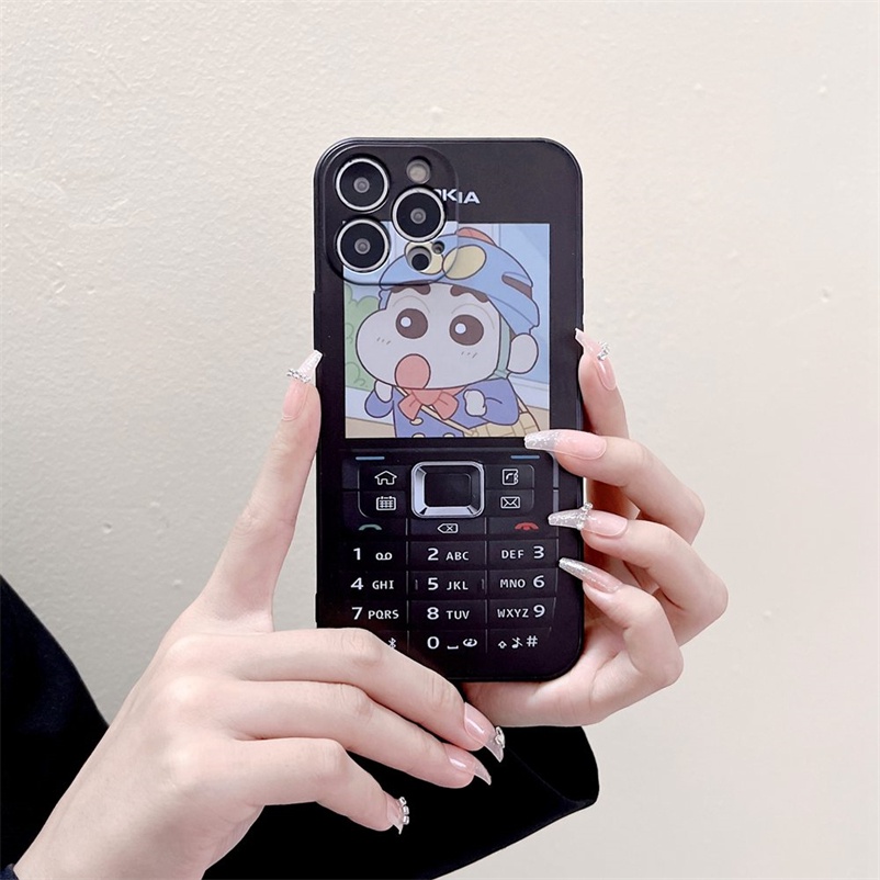 Phone Case for iPhone 14 13 12 11 Pro Max SE 2020 X XR Xs Max iPhone 6 6s 7 8 Plus Two-color Plaid Love Smiley Face Phone Case Non-slip Anti-drop Soft TPU Protcetive Case