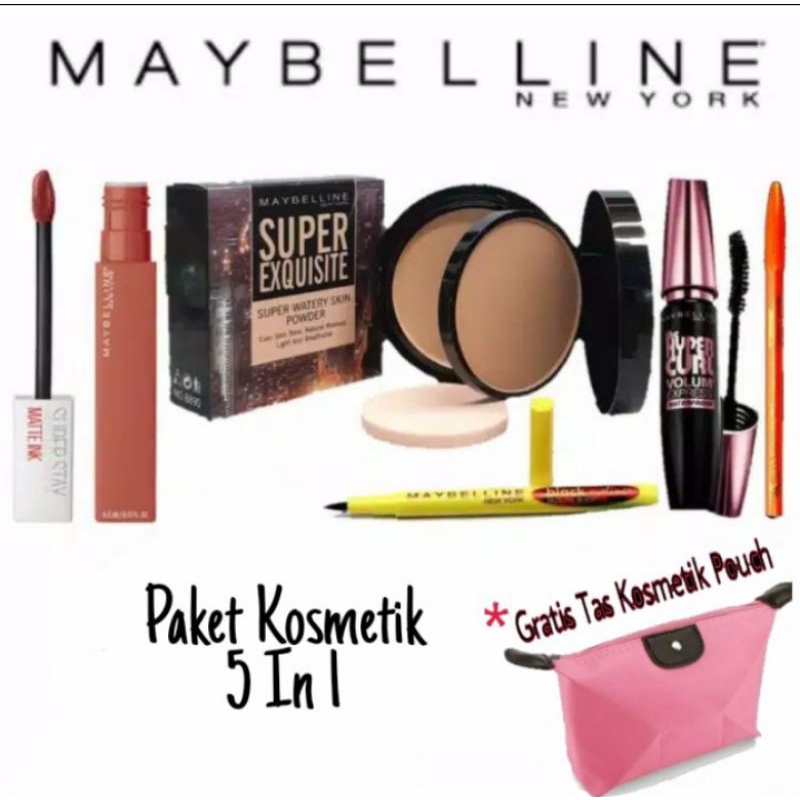 paket make up mayblline/paket make up murah/paket make up lengkap