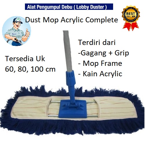 Dust Mop Acrylic 60 Cm Complete