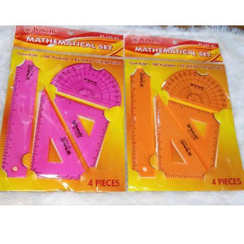

Paket Penggaris Matematika Butterfly lengkap