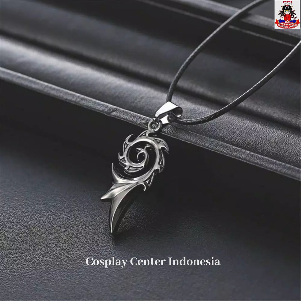 [Bisa COD] Kalung Pria Bahan Stainless Steel Titanium dengan Liontin Kalung Murah