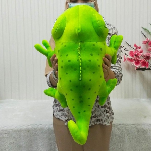 Boneka Iguana Size 24&quot; 50cm/boneka animal boneka lucu Boneka Bunglon safari