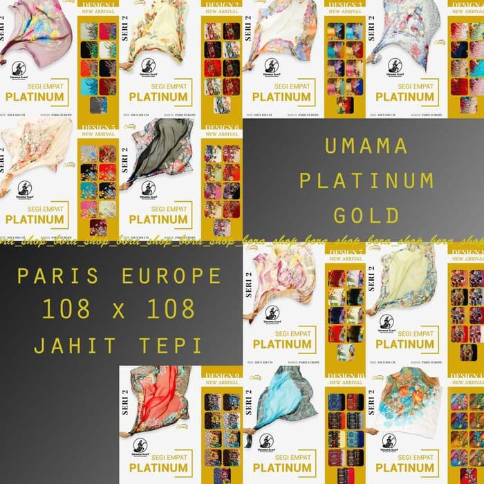 Produk terbaru dan terlaris saat ini Fashion Muslim PLATINUM Umama Jilbab Hijab Kerudung Scarf