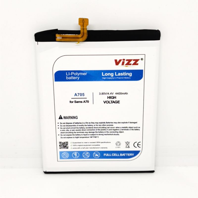 Baterai Batre Vizz Samsung Galaxy A70 / A705 Original Vizz