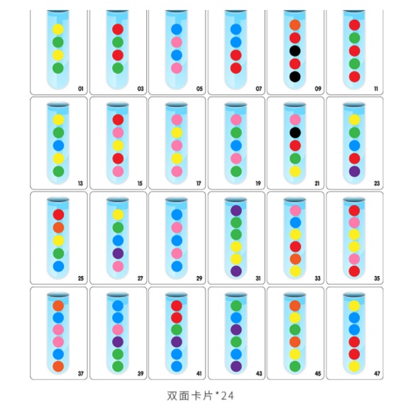 TUBE CLAMPING BALL / Mainan Edukasi Anak Montessori Toys Sorting Colorful Beads / Bola-Bola Kayu Manik-Manik Warna-Warni / Mainan Susun Urutan Warna Bola di Tabung Reaksi