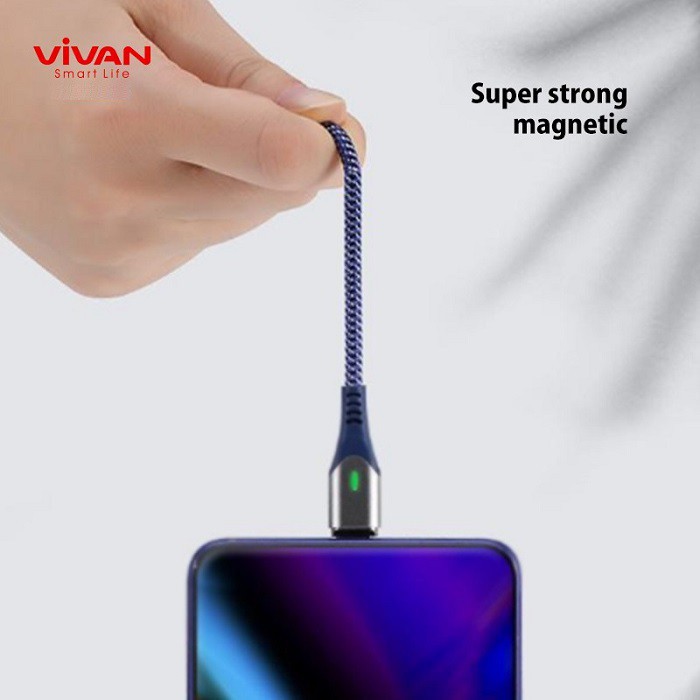 VIVAN VMG-03 2.4A Lightning Magnetic Head - Garansi Resmi 1 Tahun