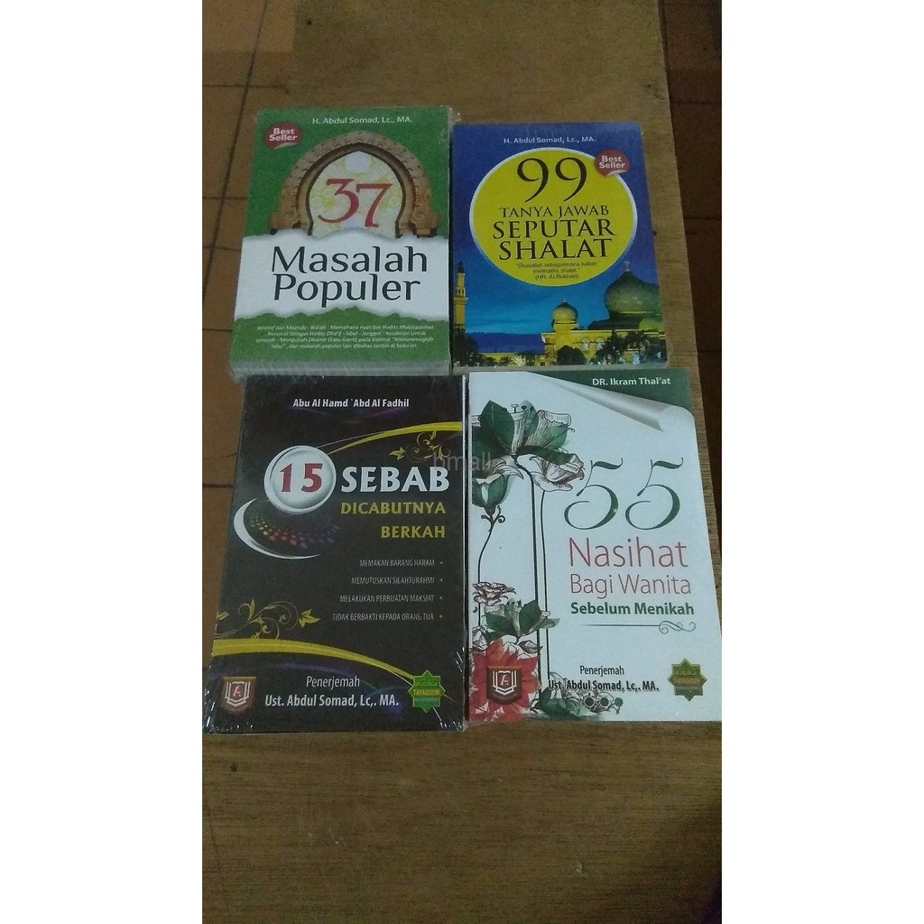 buku ustad Abdul somad lc 4 buku 99 tanya jawab seputar shalat