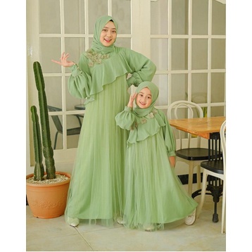 GAMIS COUPLE IBU ANAK MOM KIDS GAMIS PESTA TILE IBU ANAK LEBARAN2023 / COUPLE IBU DAN ANAK / BAJU PE