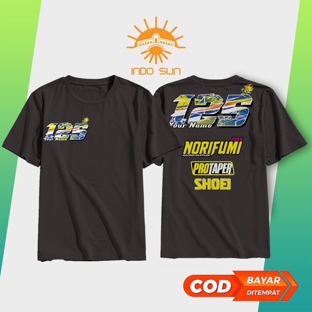 Custom Kaos Desain Racing / Kaos Racing / Bisa ganti Nama dan Nomor Start kamu / Desain Kamu / Sablo