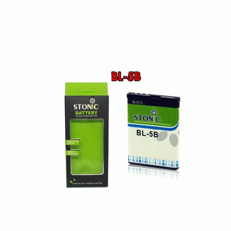 Battery Stonic Double Power IC Protection Baterai NOKIA BL-5B / 3220 /N90/ N80 Batre