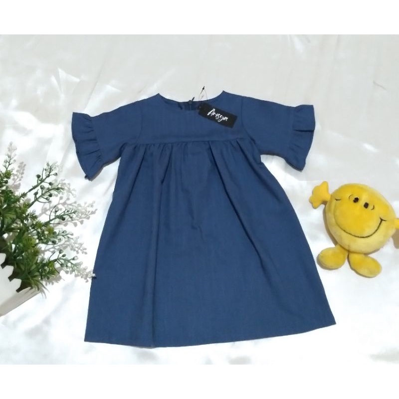 Dress anak katun / baju anak perempuan 2-3 tahun