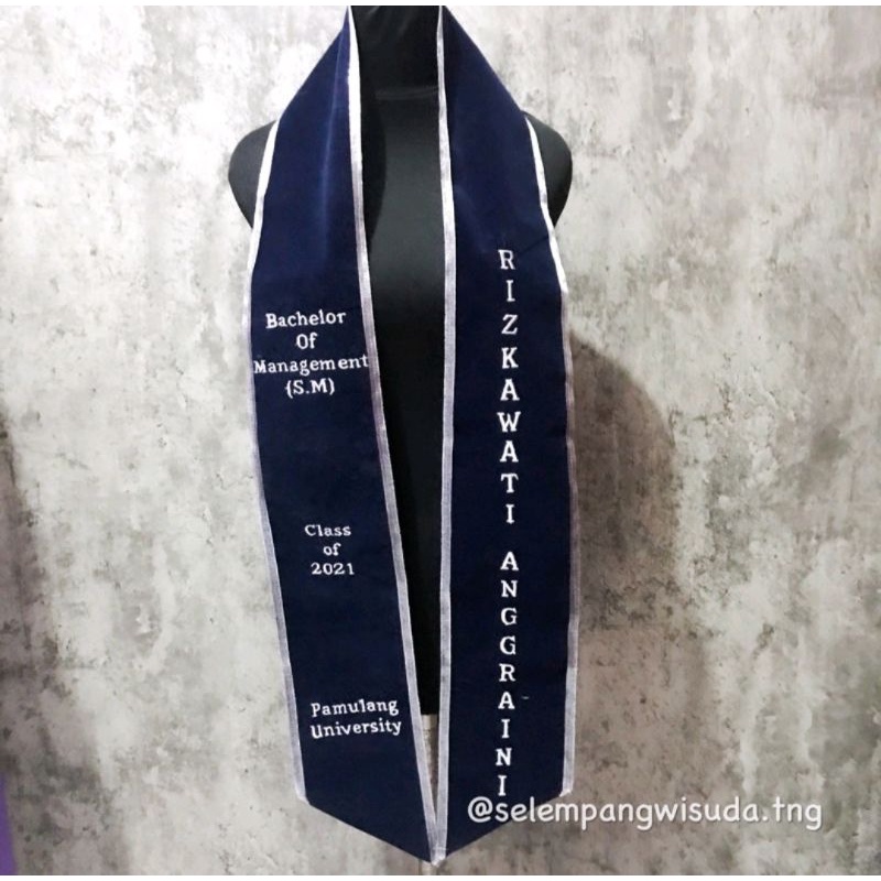 Slempang Wisuda Leher Cirebon