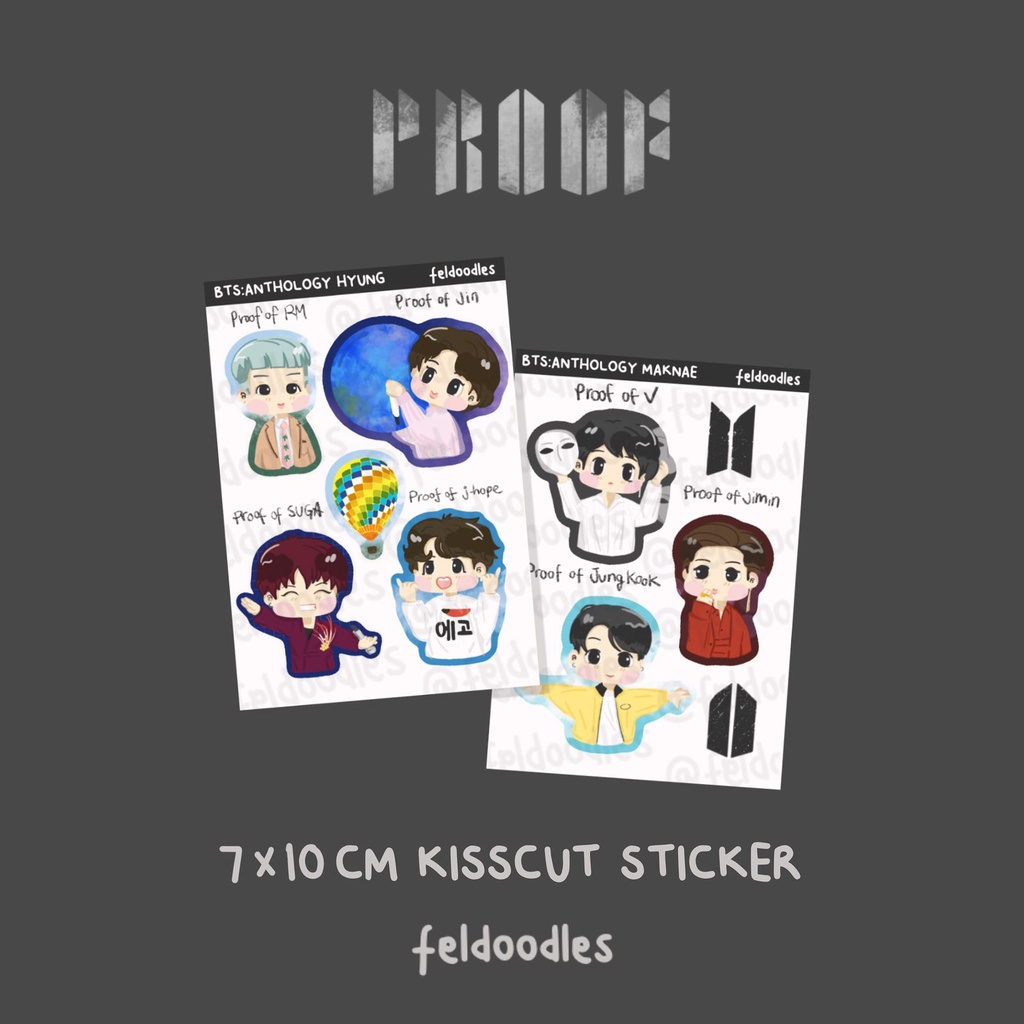 

FELDOODLES BANGTAN ANTHOLOGY MINI STICKER