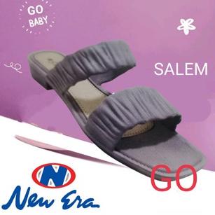 gos NEW ERA LB 10048 Sandal Wanita Kerut Dua Sandal Slop Wanita Karet Sandal Wanita Casual Ban Dua K