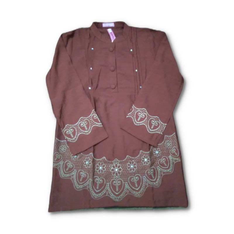 Atasan Muslim Motif Bunga