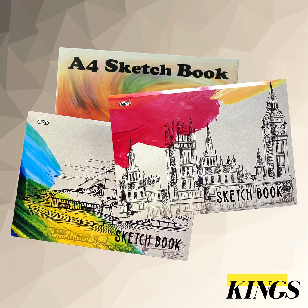 

Kiky Sketch Book / Buku Sketsa A4