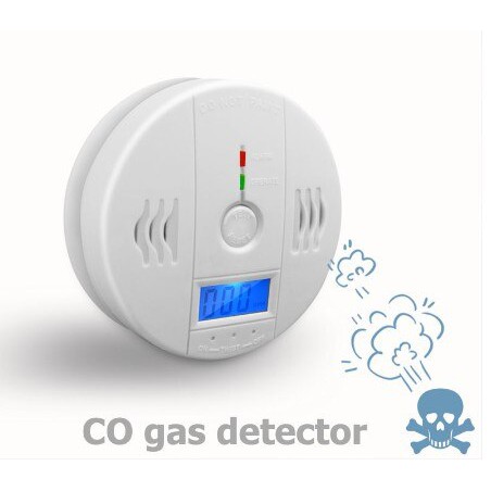 Pendeteksi Smoke Detector Alarm Sensor Warning Alarm CO Carbon Monoxide Digital Karbon Monoksida