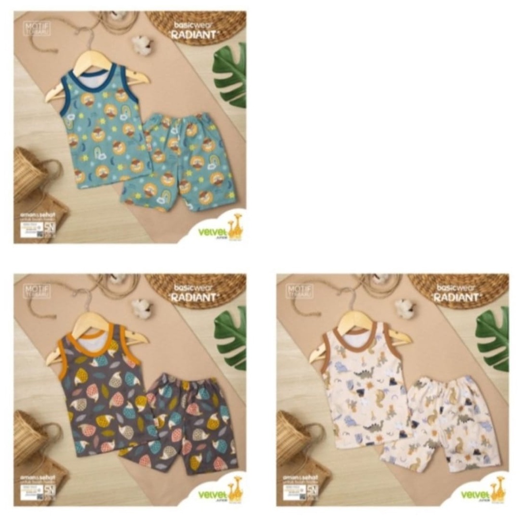 Velvet Junior Radiant New Setelan Baju Anak Bayi-2