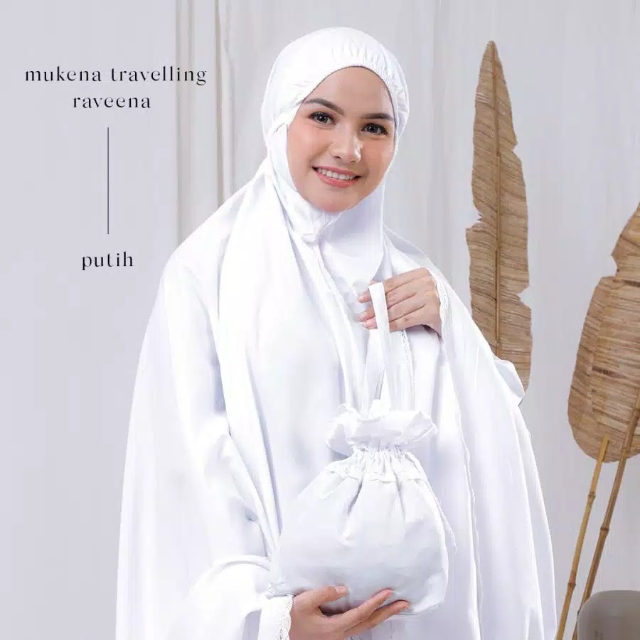 MUKENA WANITA DEWASA REMAJA KEKINIAN WARNA PUTIH POLOS MUKENAH ALAT SHOLAT  MUKENAA TRAVEL RUKUH MOD