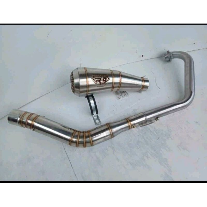 knalpot racing R9 YAMAHA R15 V2 YAMAHA R15 V3