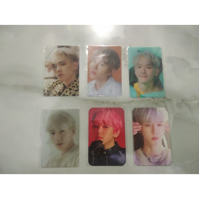 Photocard benefit japan exol baekhyun exo superm pc